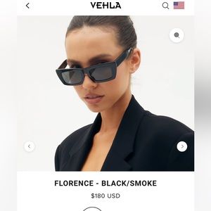 Chela - Florence Sunglasses (Black/Smoke)